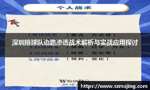 深圳排球队边路渗透战术解析与实战应用探讨